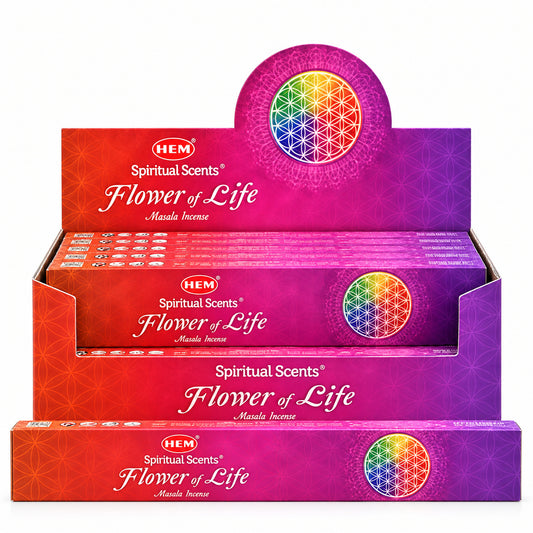 SPIRITUAL SCENTS FLOWER OF LIFE INCENSE STICKS