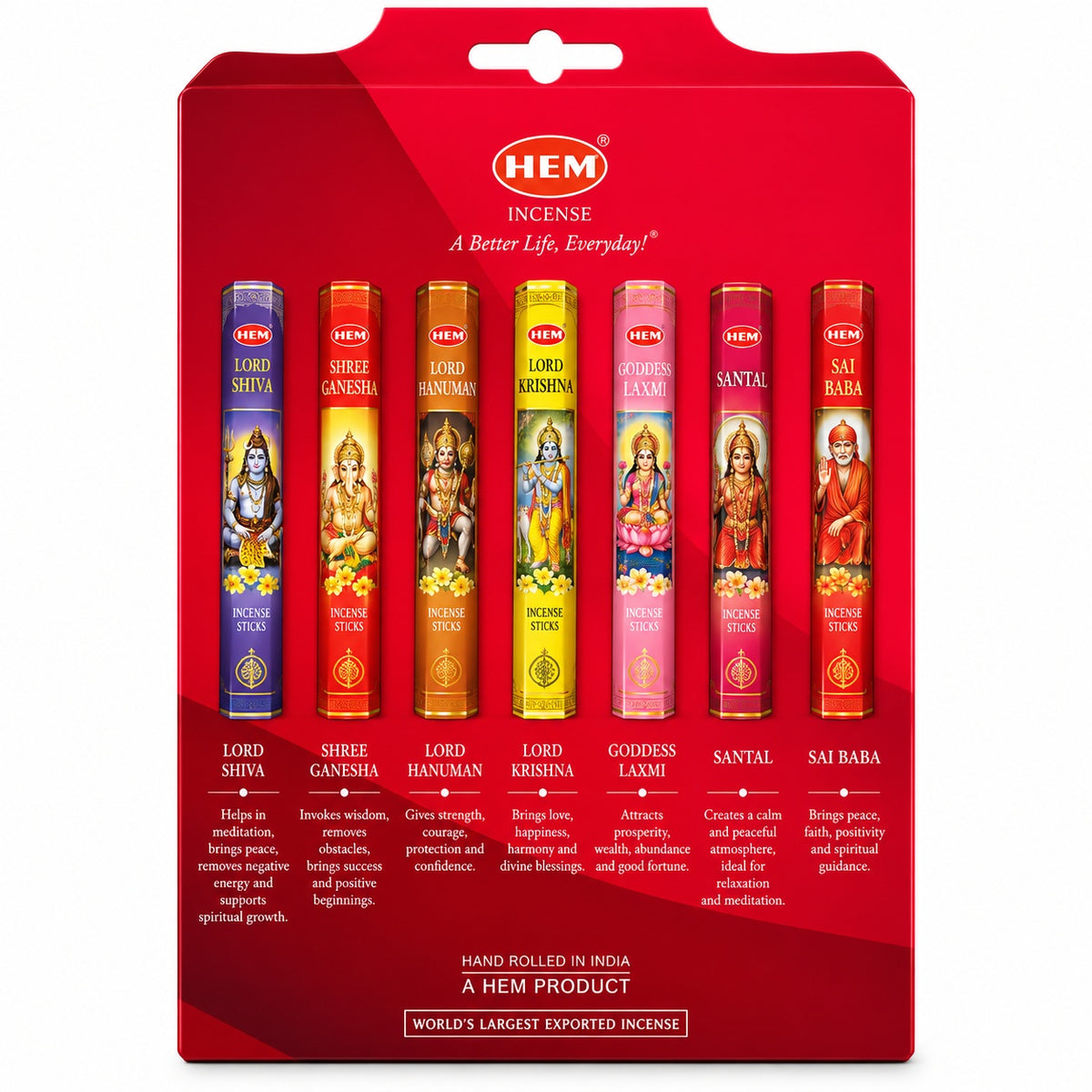 GOD SERIES HEM INCENSE PACK - SPIRITUALITY