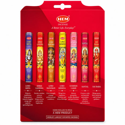 GOD SERIES HEM INCENSE PACK - SPIRITUALITY