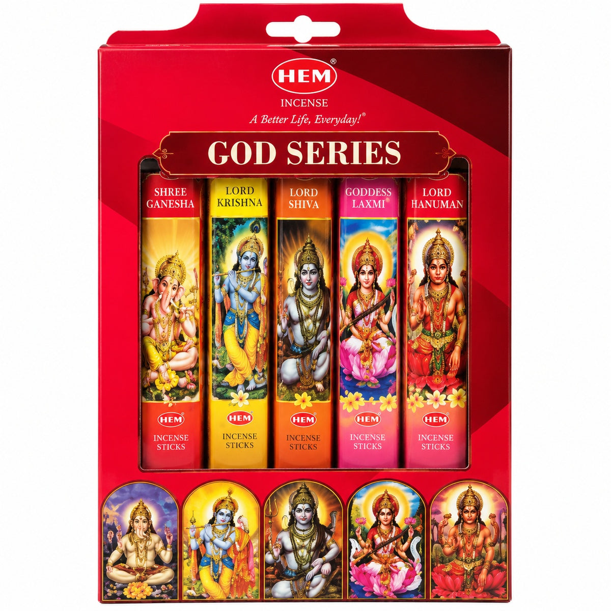 GOD SERIES HEM INCENSE PACK - SPIRITUALITY