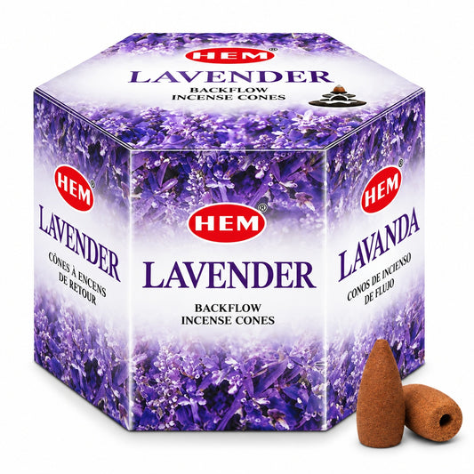 HEM LAVENDER BACKFLOW CONES