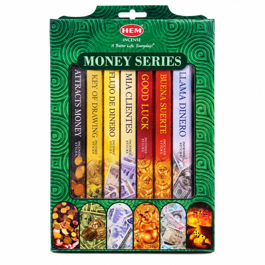 MONEY SERIES INCENSE BOX (6 IN 1) - WEALTH & PROSPERITY