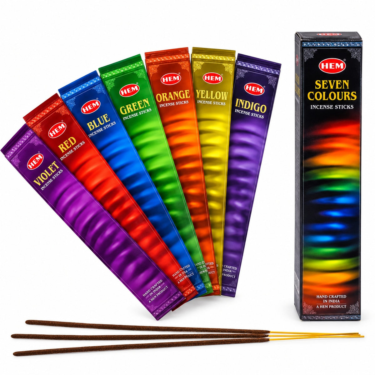 SEVEN COLOURS INCENSE STICKS - HEM