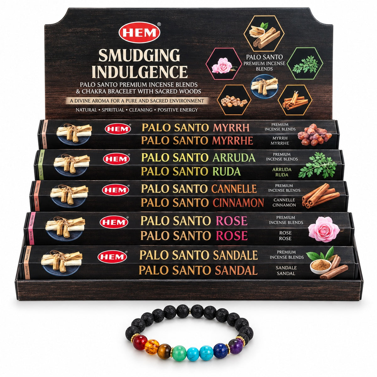 PALO SANTO HEM SMUDGING INDULGENCE COMBO