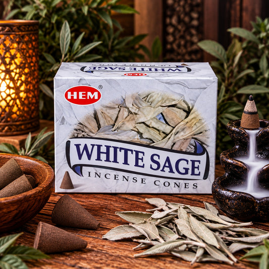 INCENSE CONES - WHITE SAGE