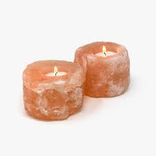 Himalayan Salt Tea Light Holder - Wildlings Crystals South Africa