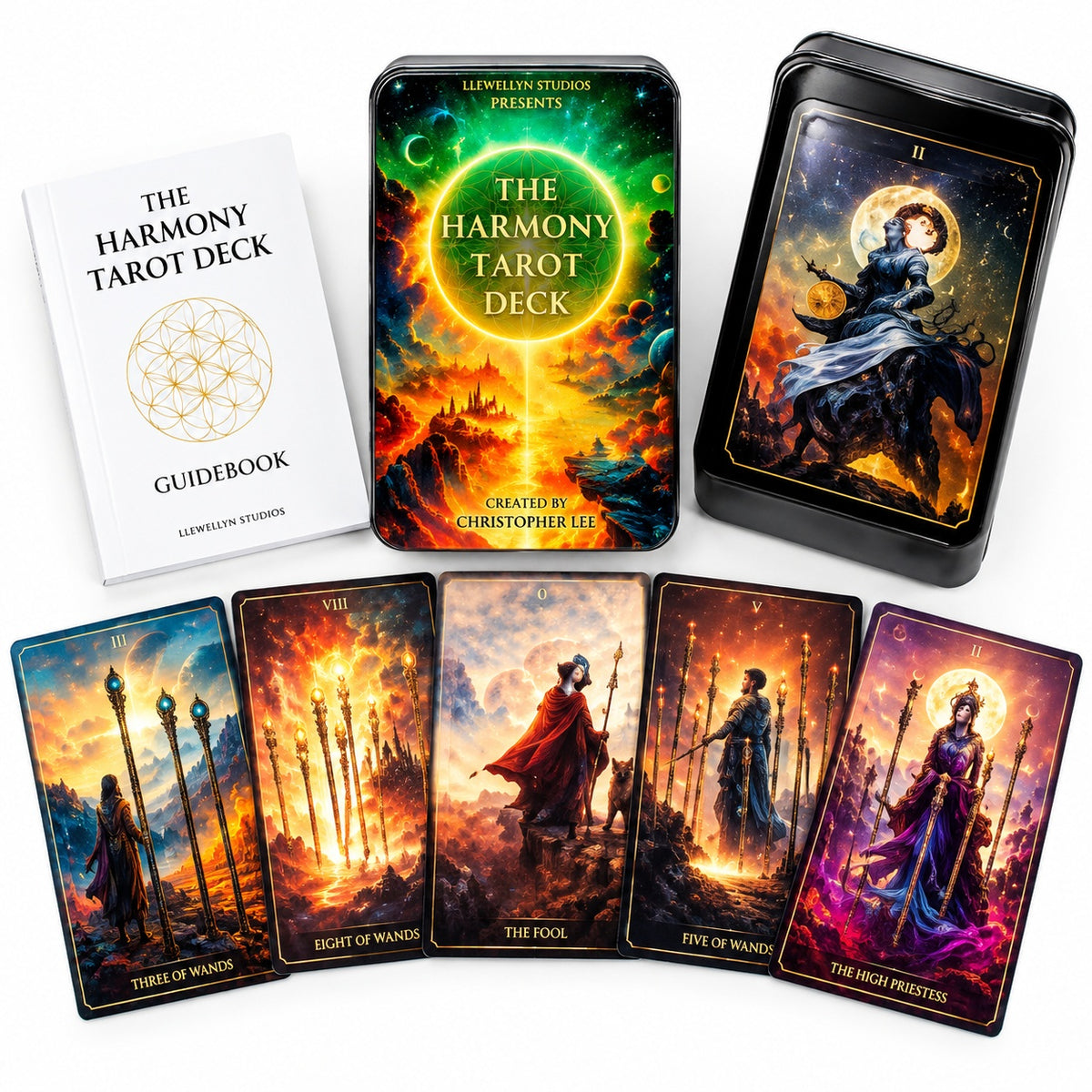 The Harmony Tarot Deck In A Tin - Wildlings Crystals South Africa
