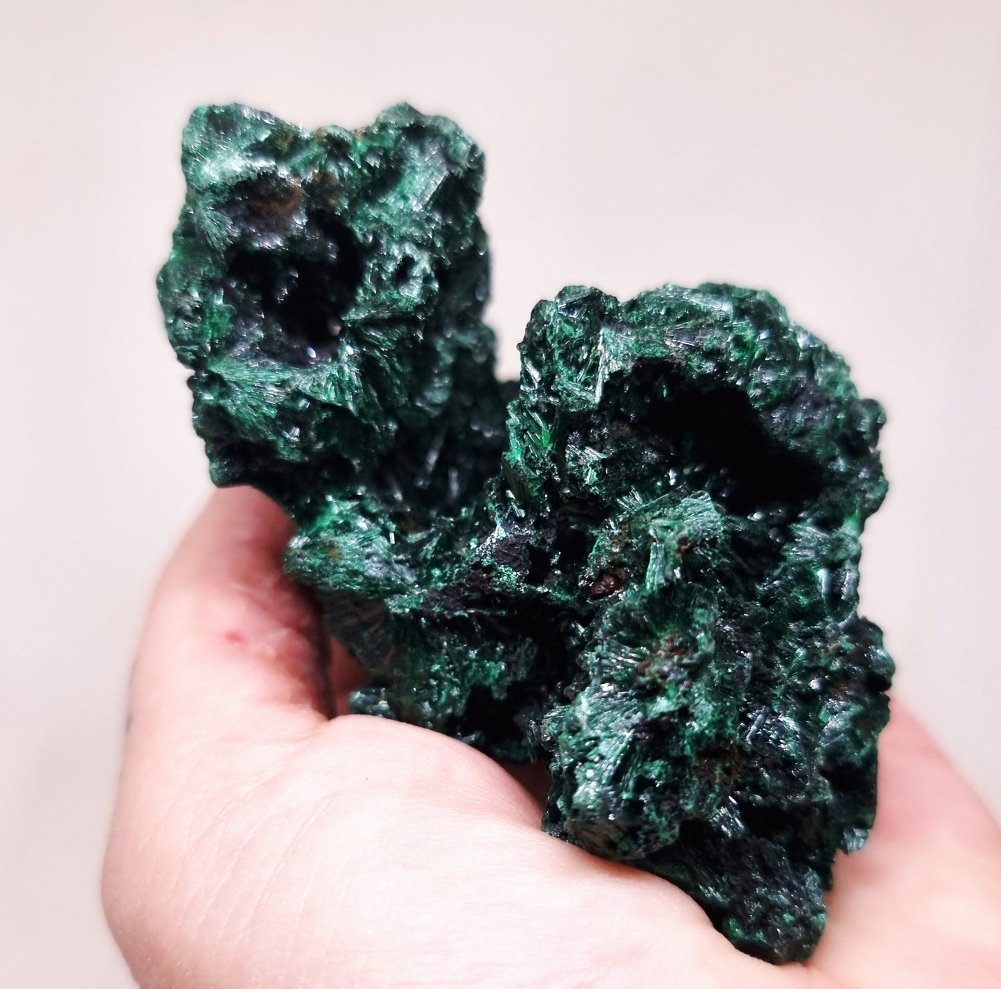 SILKY MALACHITE SPECIMEN ( 167 g ) - WEALTH