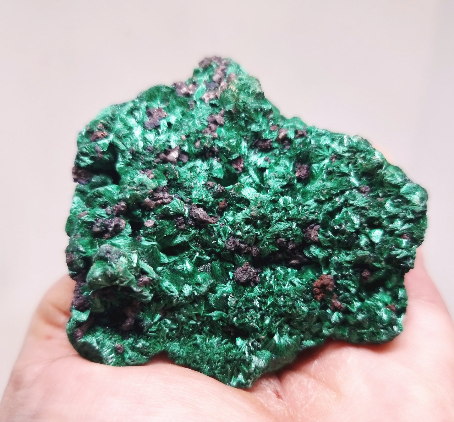 SILKY MALACHITE SPECIMEN ( 128 g ) - WEALTH