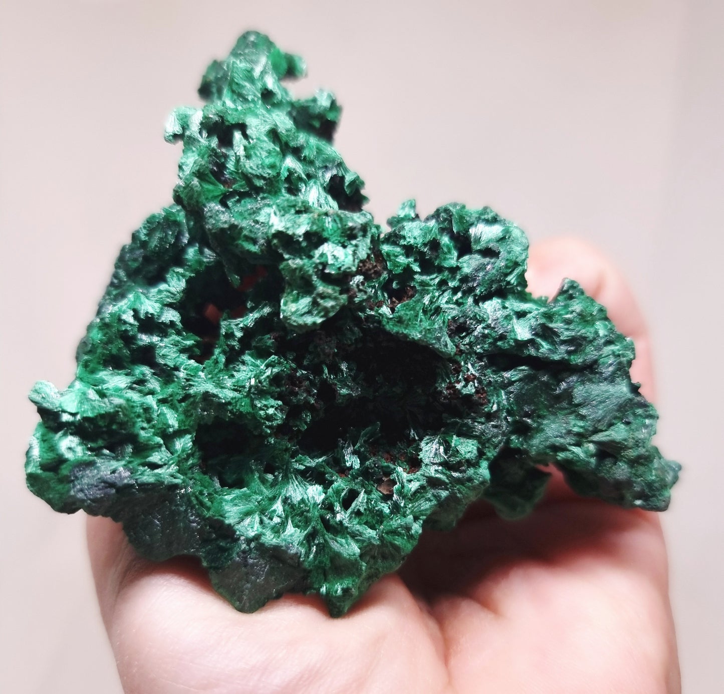 SILKY MALACHITE SPECIMEN ( 182 g ) - WEALTH