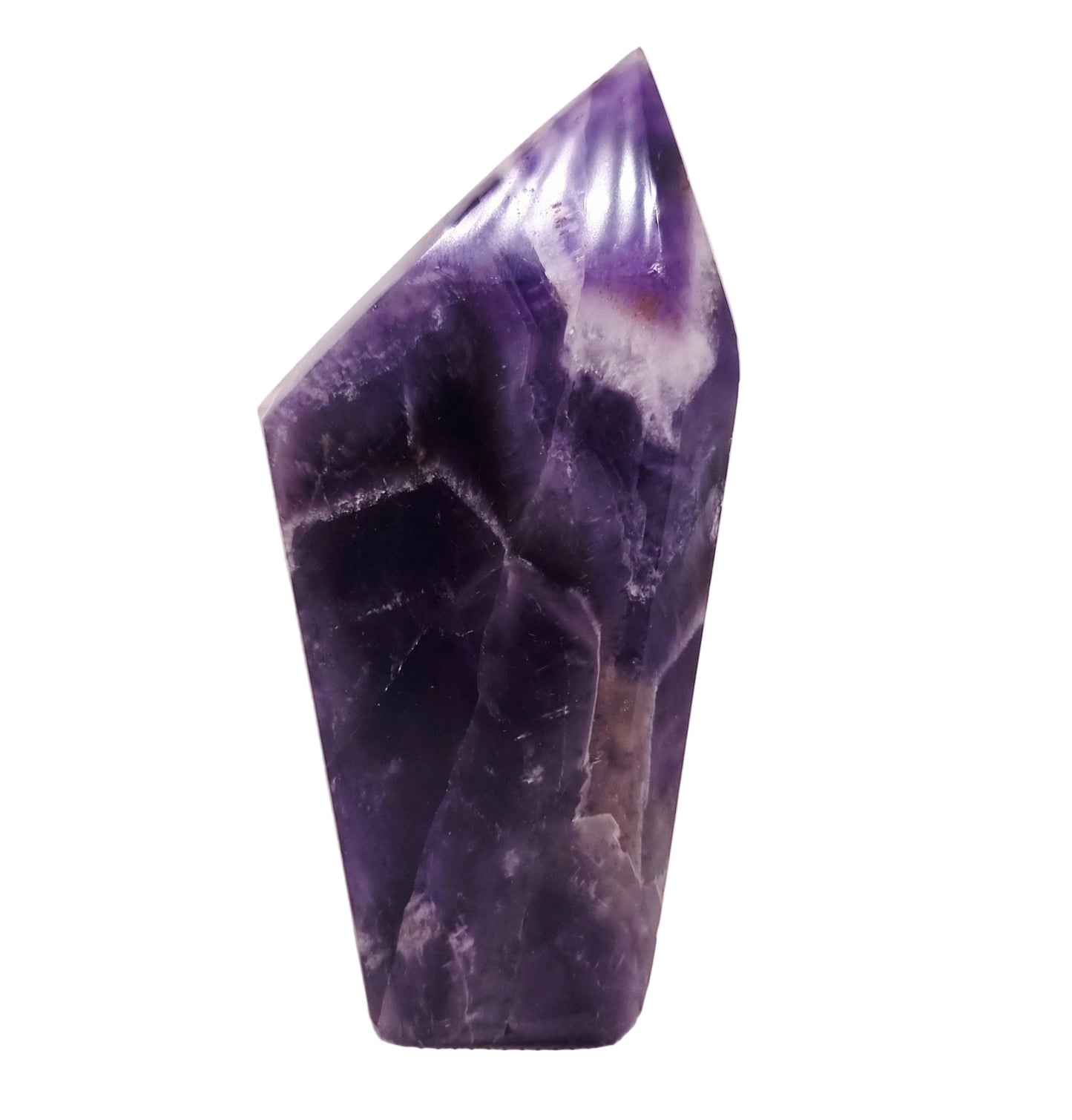 CHEVRON AMETHYST POLISHED TOWER POINT 273 g - INTUITION