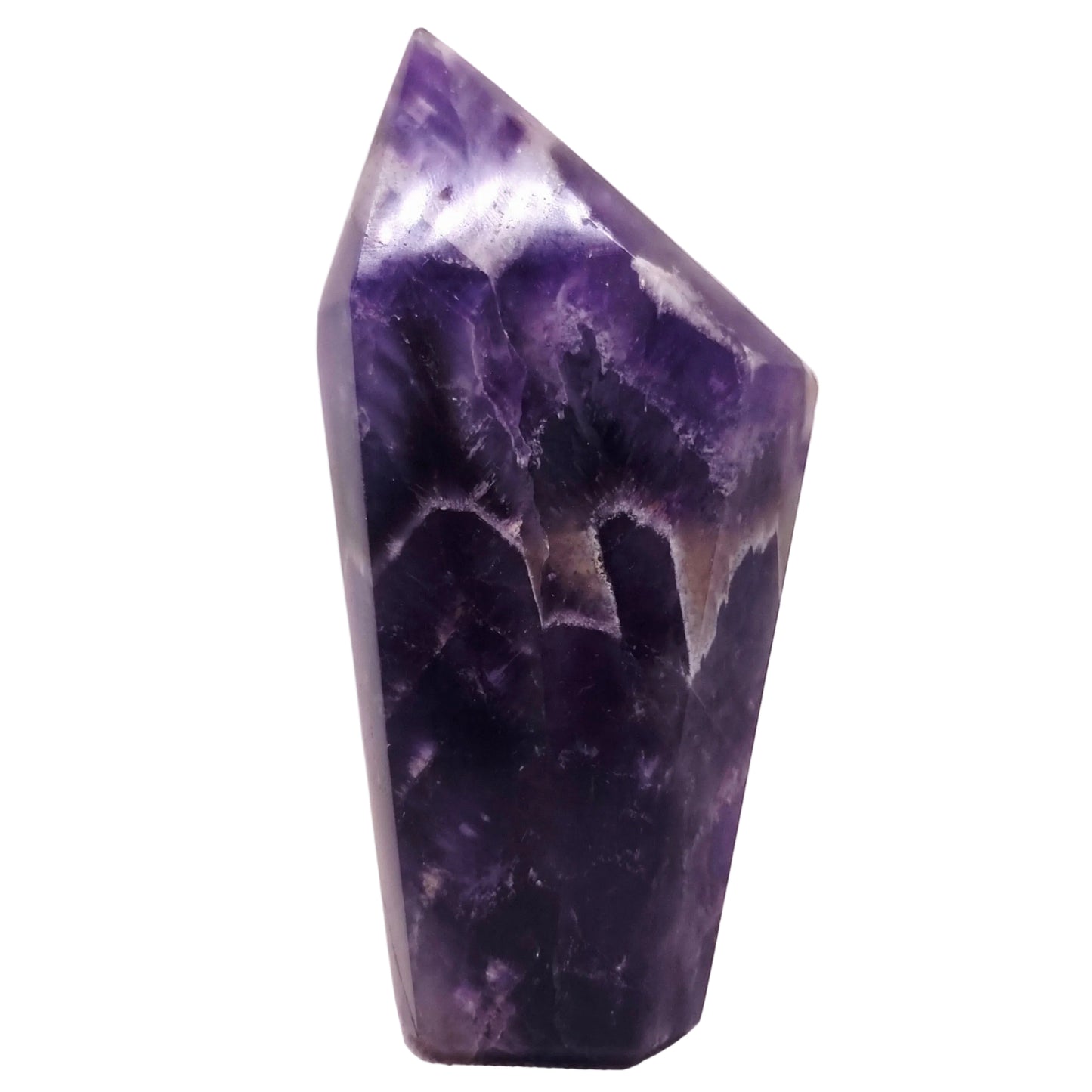 CHEVRON AMETHYST POLISHED TOWER POINT 273 g - INTUITION