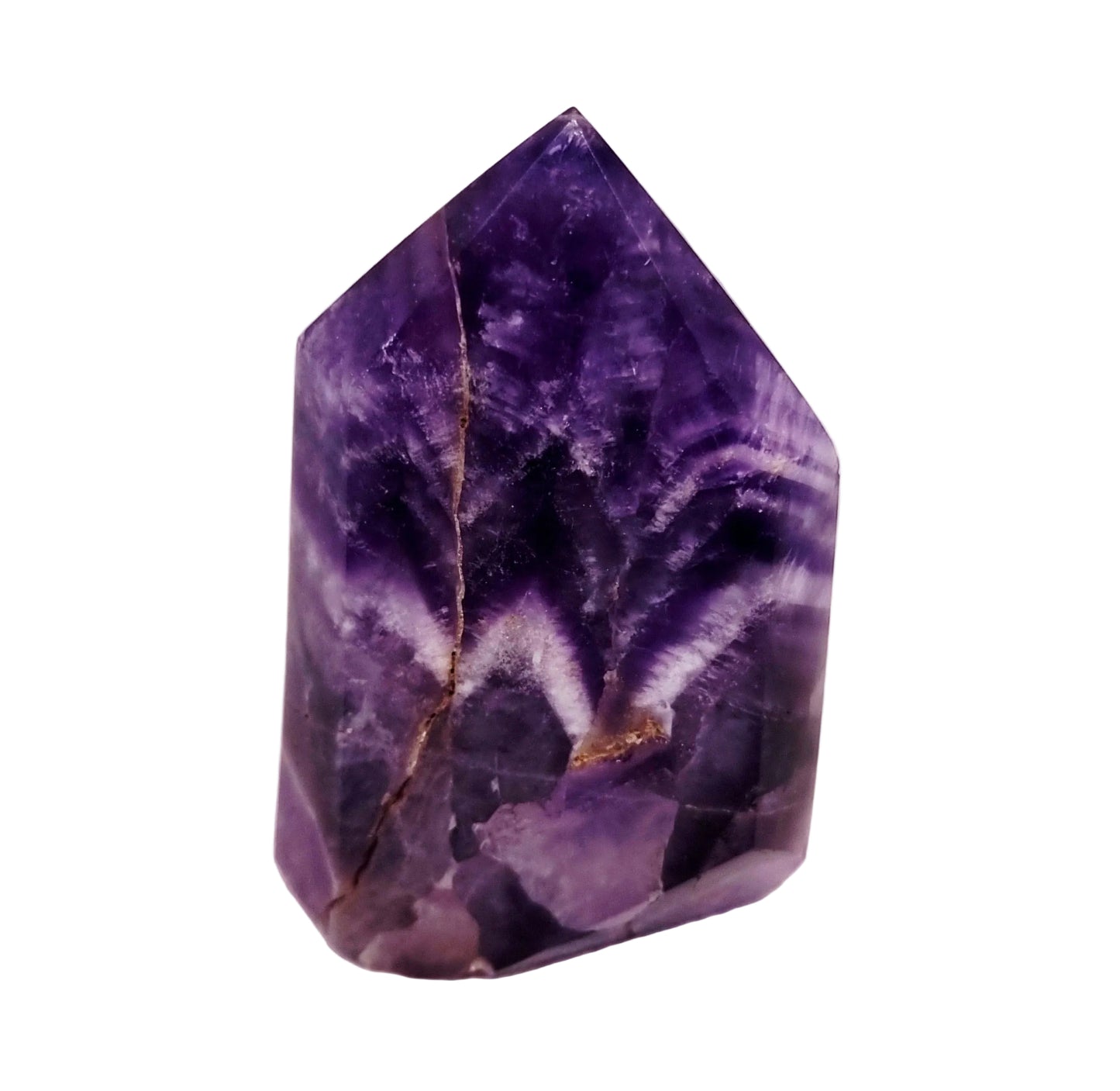 CHEVRON AMETHYST POLISHED TOWER POINT 298 g - INTUITION