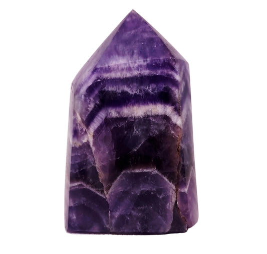 CHEVRON AMETHYST POLISHED TOWER POINT 298 g - INTUITION