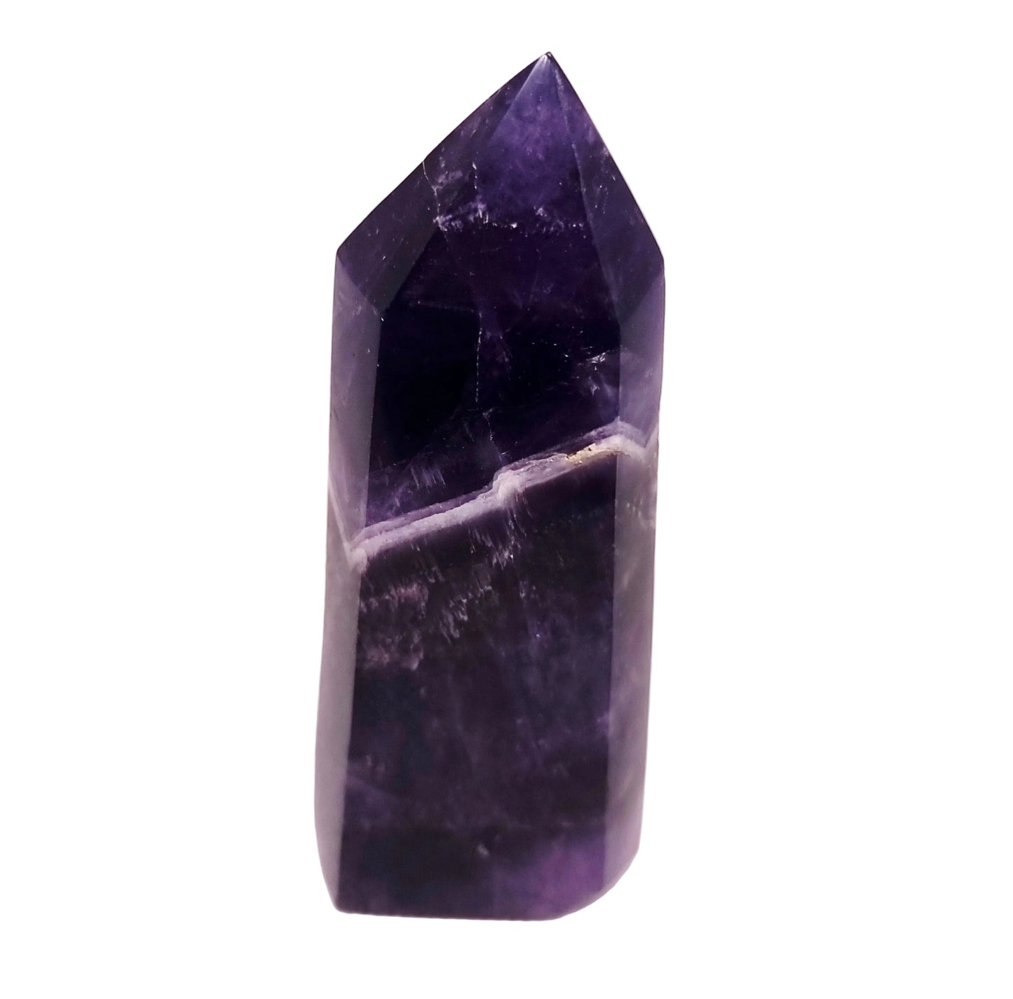 CHEVRON AMETHYST POLISHED TOWER POINT 242 g - INTUITION