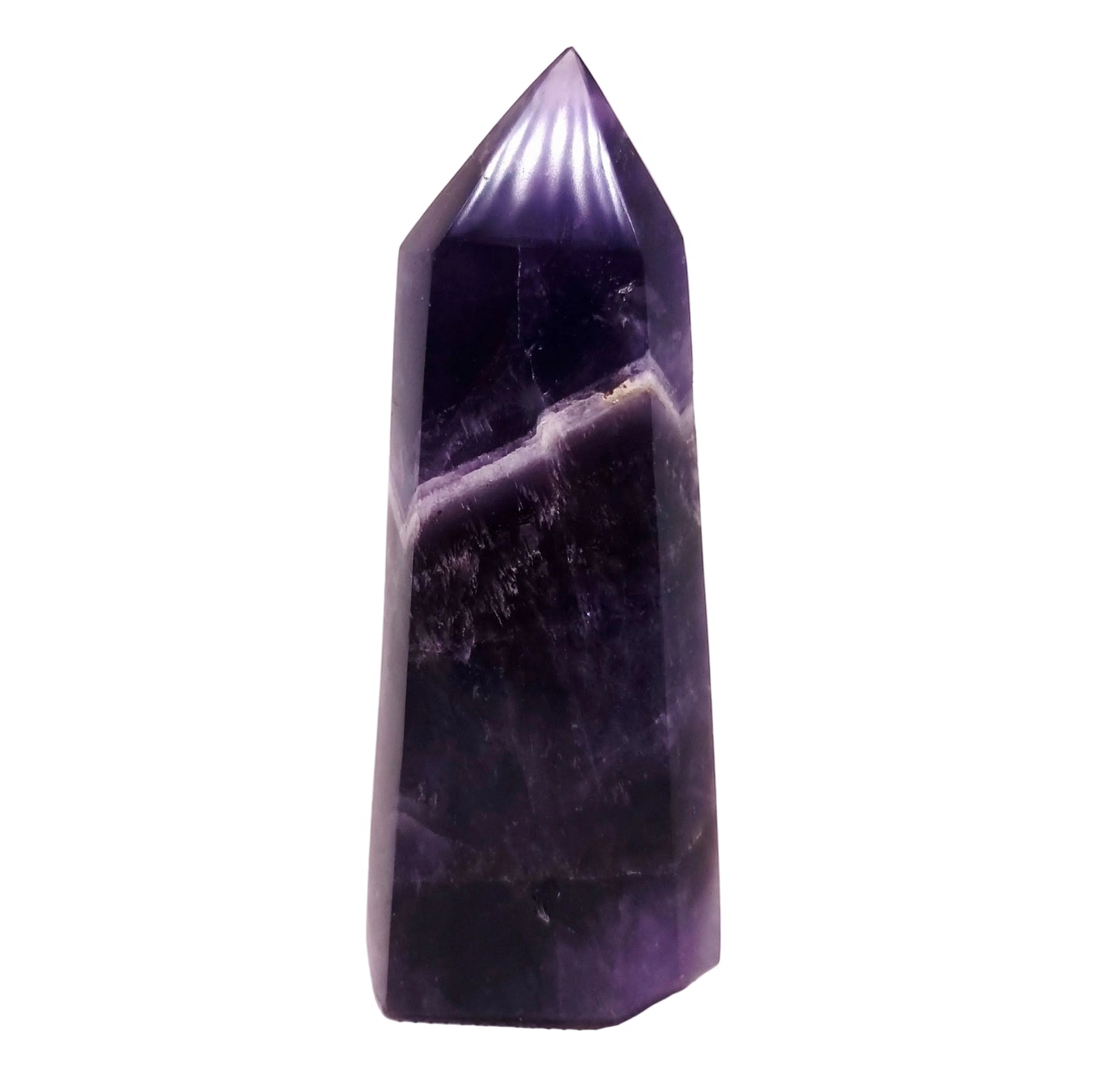 CHEVRON AMETHYST POLISHED TOWER POINT 242 g - INTUITION