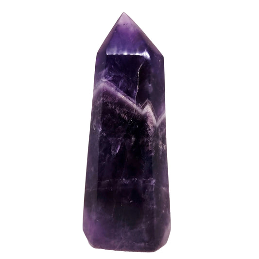 CHEVRON AMETHYST POLISHED TOWER POINT 242 g - INTUITION