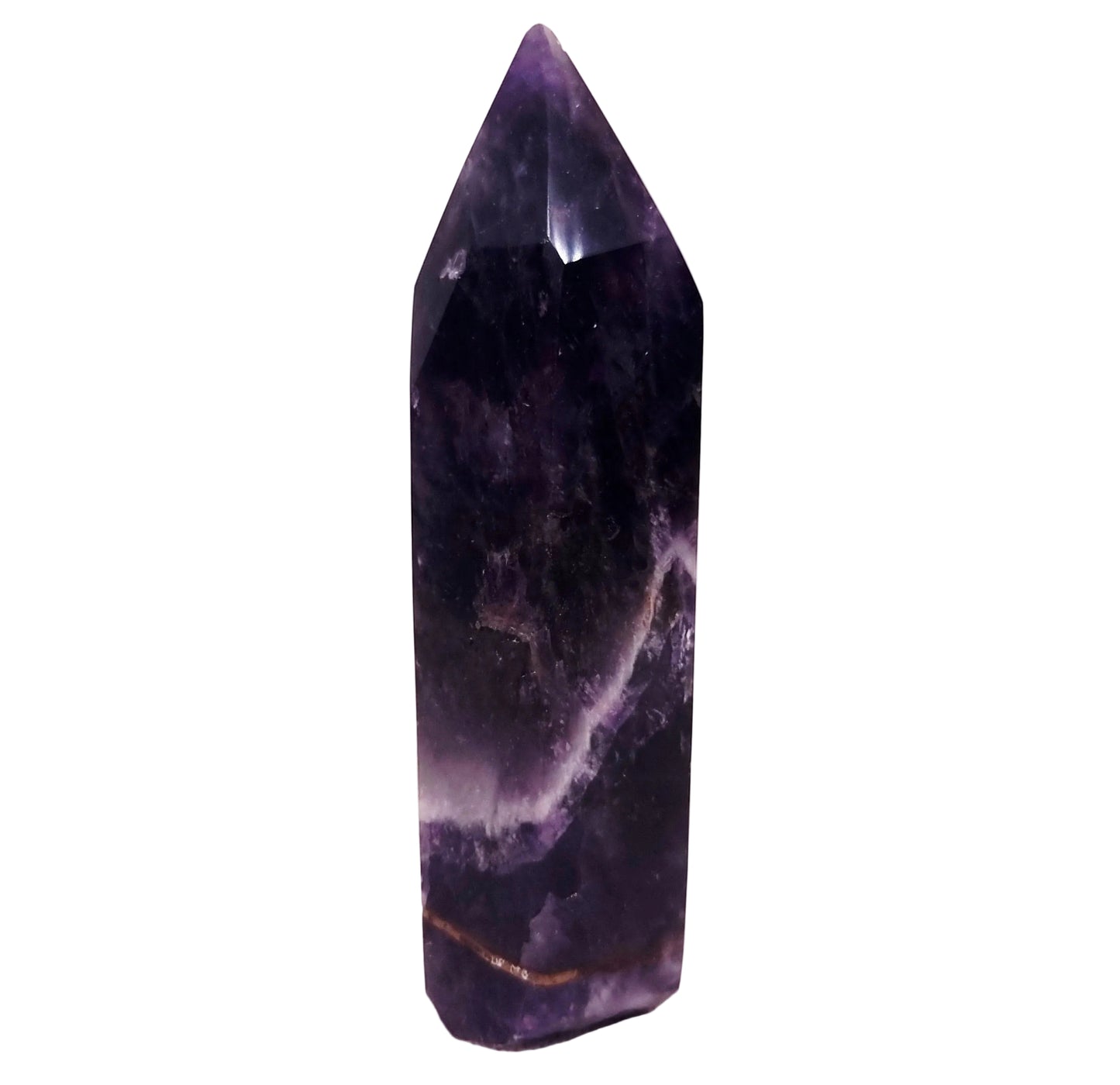 CHEVRON AMETHYST POLISHED TOWER POINT 370 g - INTUITION