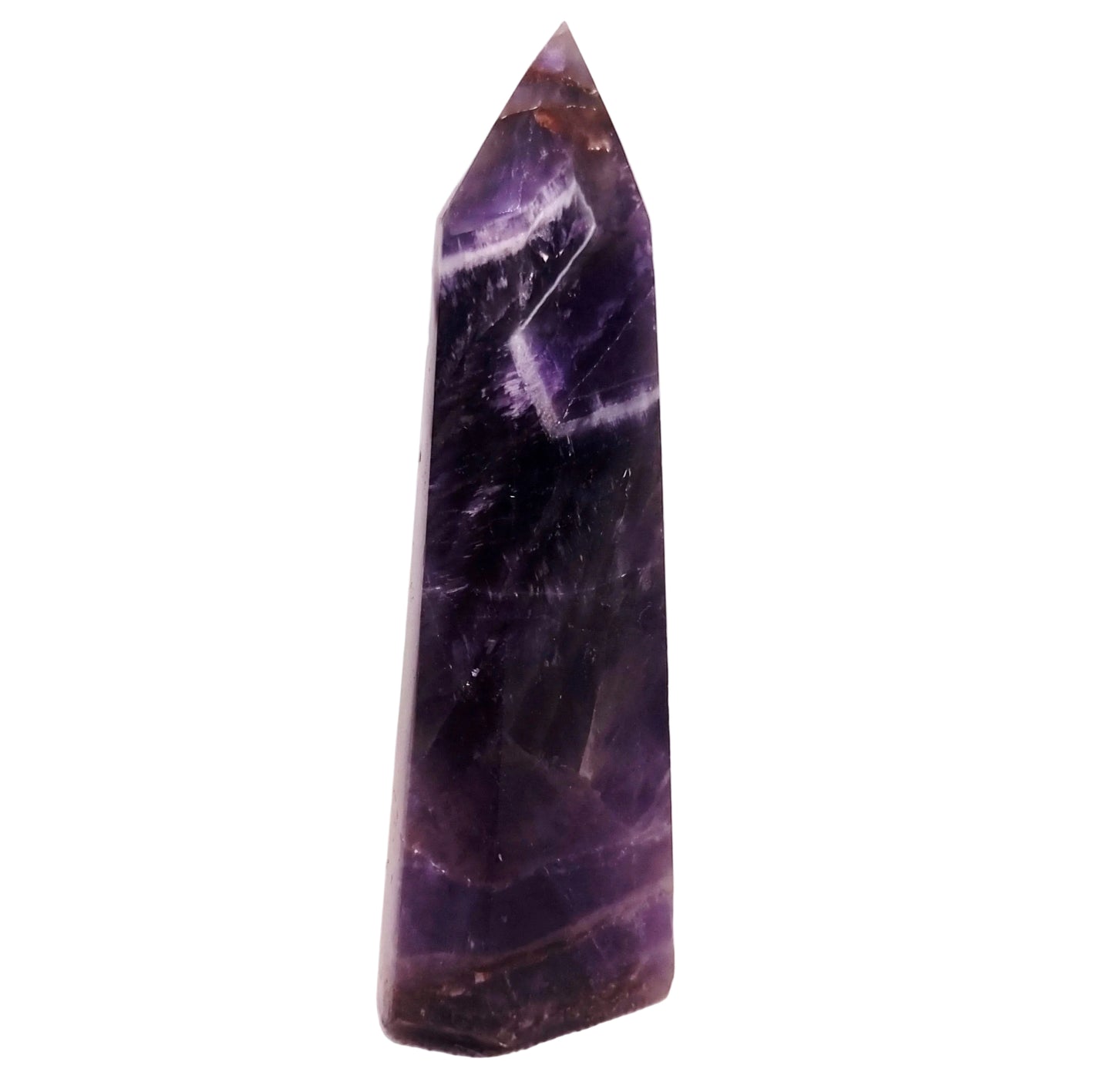 CHEVRON AMETHYST POLISHED TOWER POINT 197 g - INTUITION