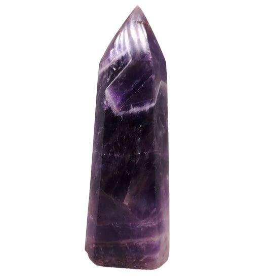 CHEVRON AMETHYST POLISHED TOWER POINT 197 g - INTUITION