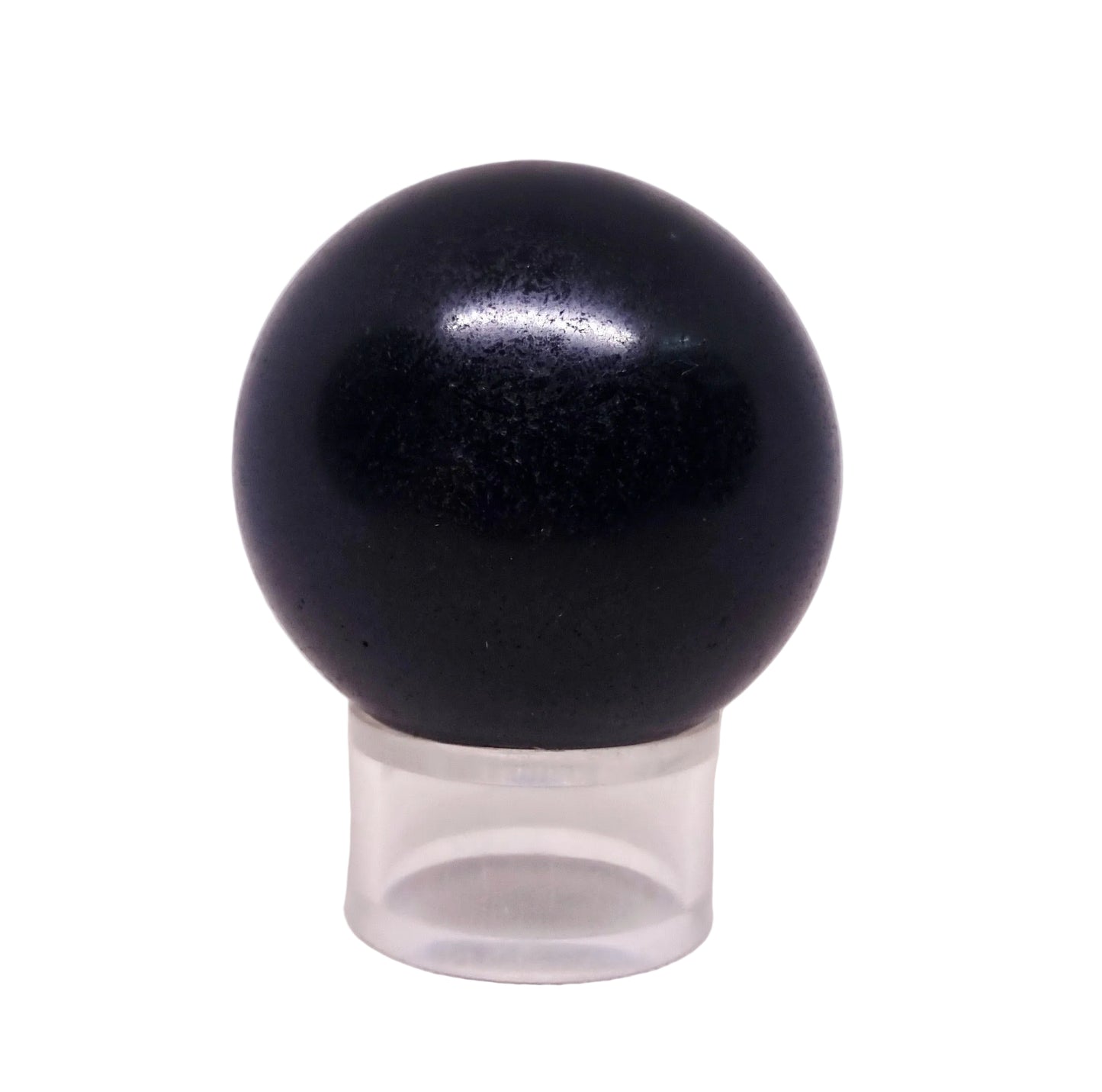 BLACK TOURMALINE POLISHED SPHERE 6 cm - SHAMANIC PROTECTION