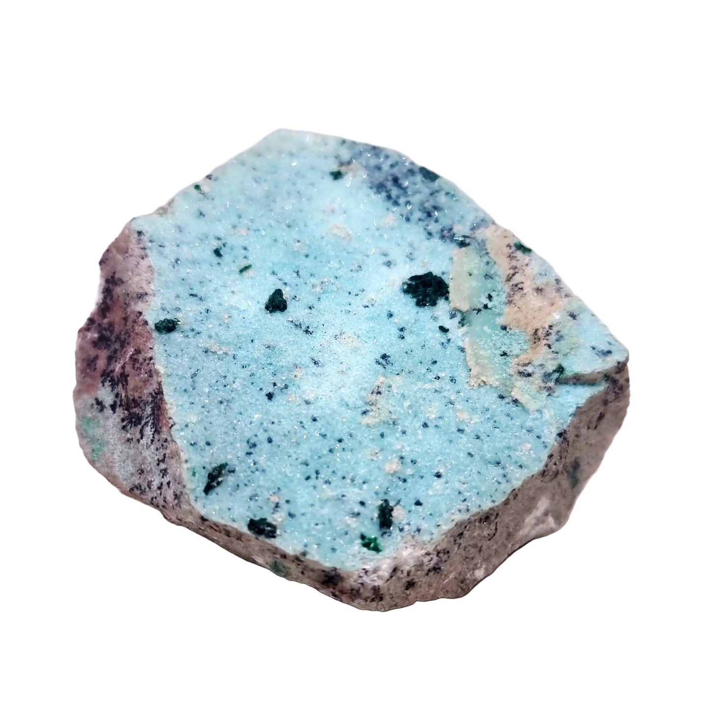 NATURAL DRUZY CHRYSOCOLLA SPECIMEN 537 g - PERSONAL POWER
