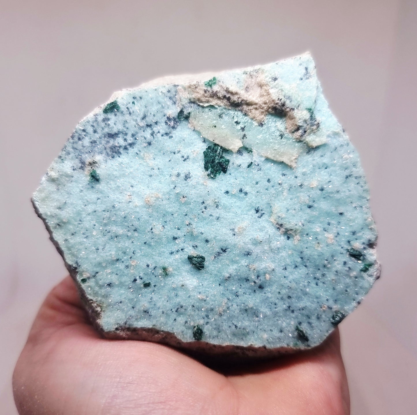 NATURAL DRUZY CHRYSOCOLLA SPECIMEN 537 g - PERSONAL POWER