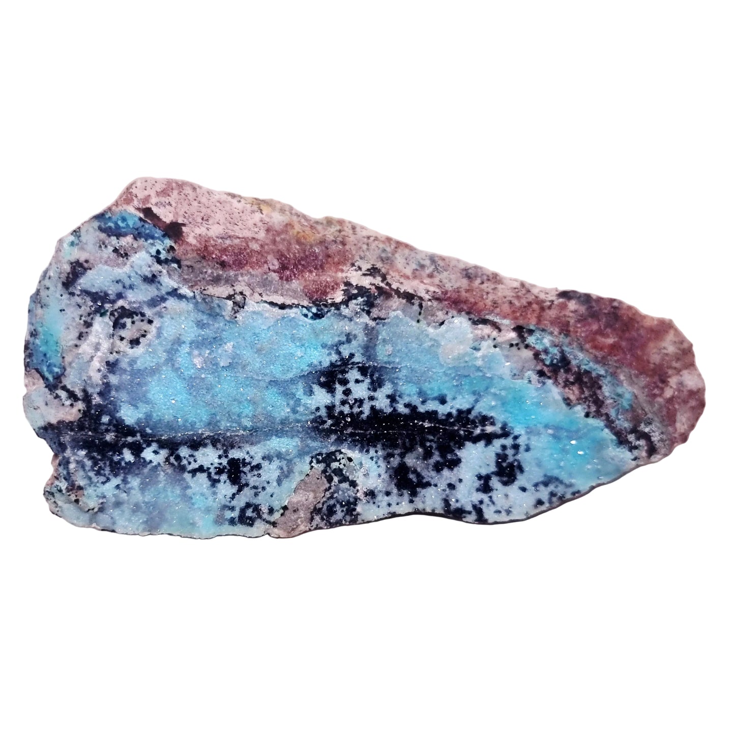 NATURAL DRUZY CHRYSOCOLLA SPECIMEN 396 g - PERSONAL POWER