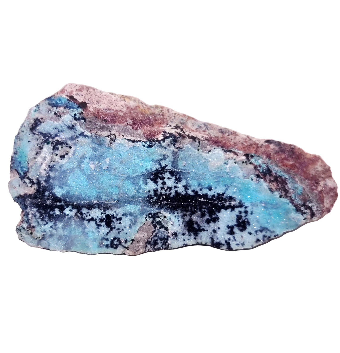 NATURAL DRUZY CHRYSOCOLLA SPECIMEN 396 g - PERSONAL POWER