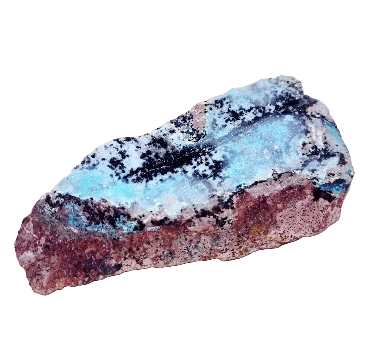 NATURAL DRUZY CHRYSOCOLLA SPECIMEN 396 g - PERSONAL POWER