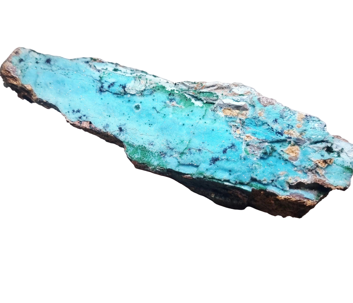 NATURAL DRUZY CHRYSOCOLLA SPECIMEN 397 g - PERSONAL POWER
