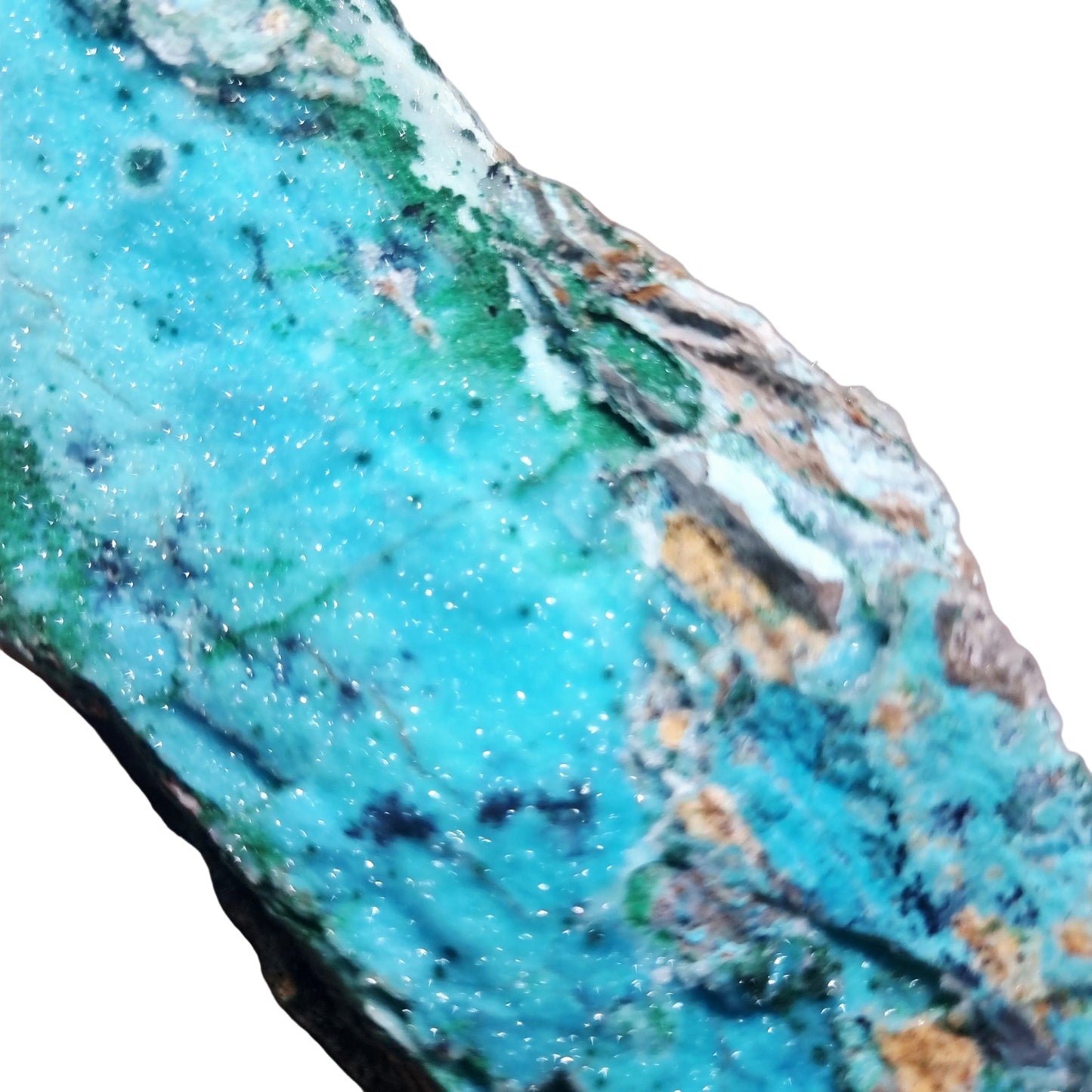 NATURAL DRUZY CHRYSOCOLLA SPECIMEN 397 g - PERSONAL POWER