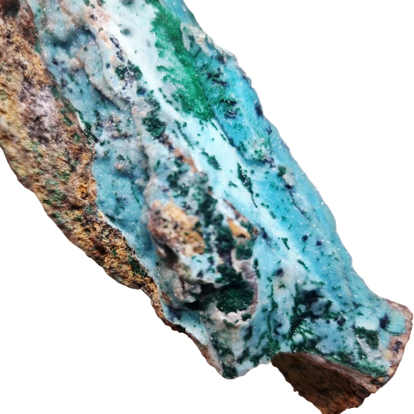 NATURAL DRUZY CHRYSOCOLLA SPECIMEN 397 g - PERSONAL POWER