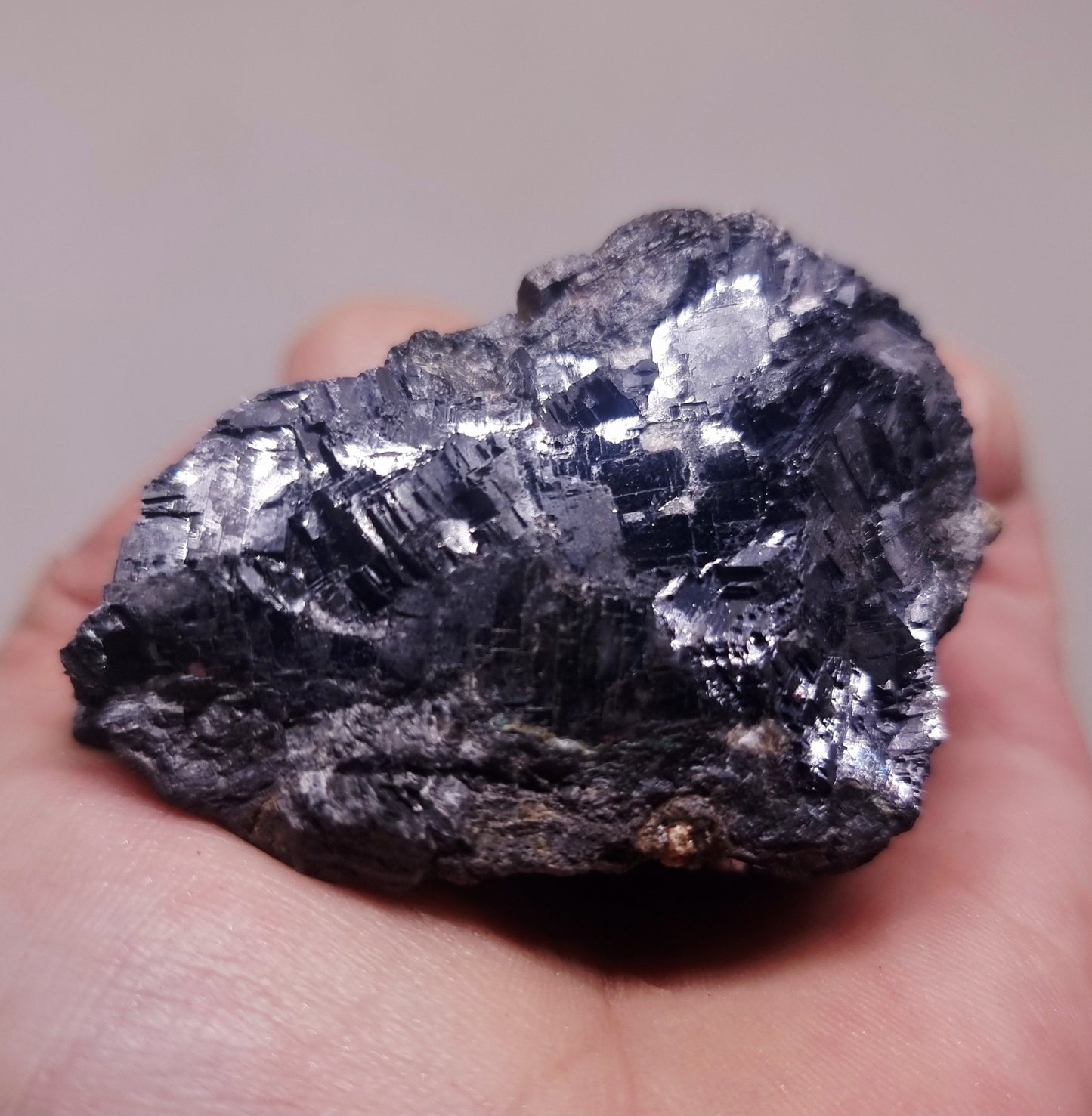 NATURAL COBBED SILVER MIRROR GALENA 329 g - SPIRITUAL TRANSFORMATION