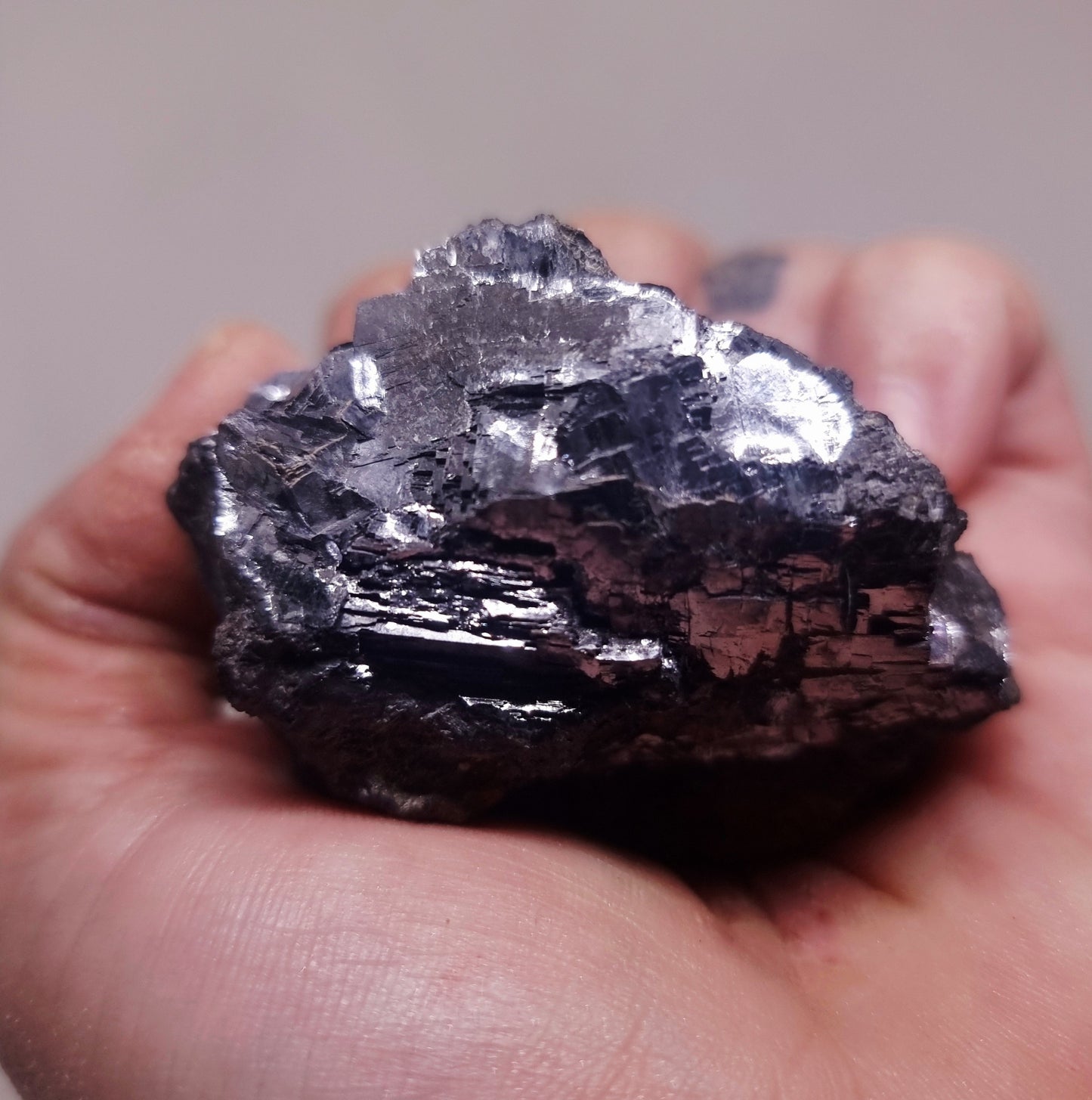 NATURAL COBBED SILVER MIRROR GALENA 329 g - SPIRITUAL TRANSFORMATION