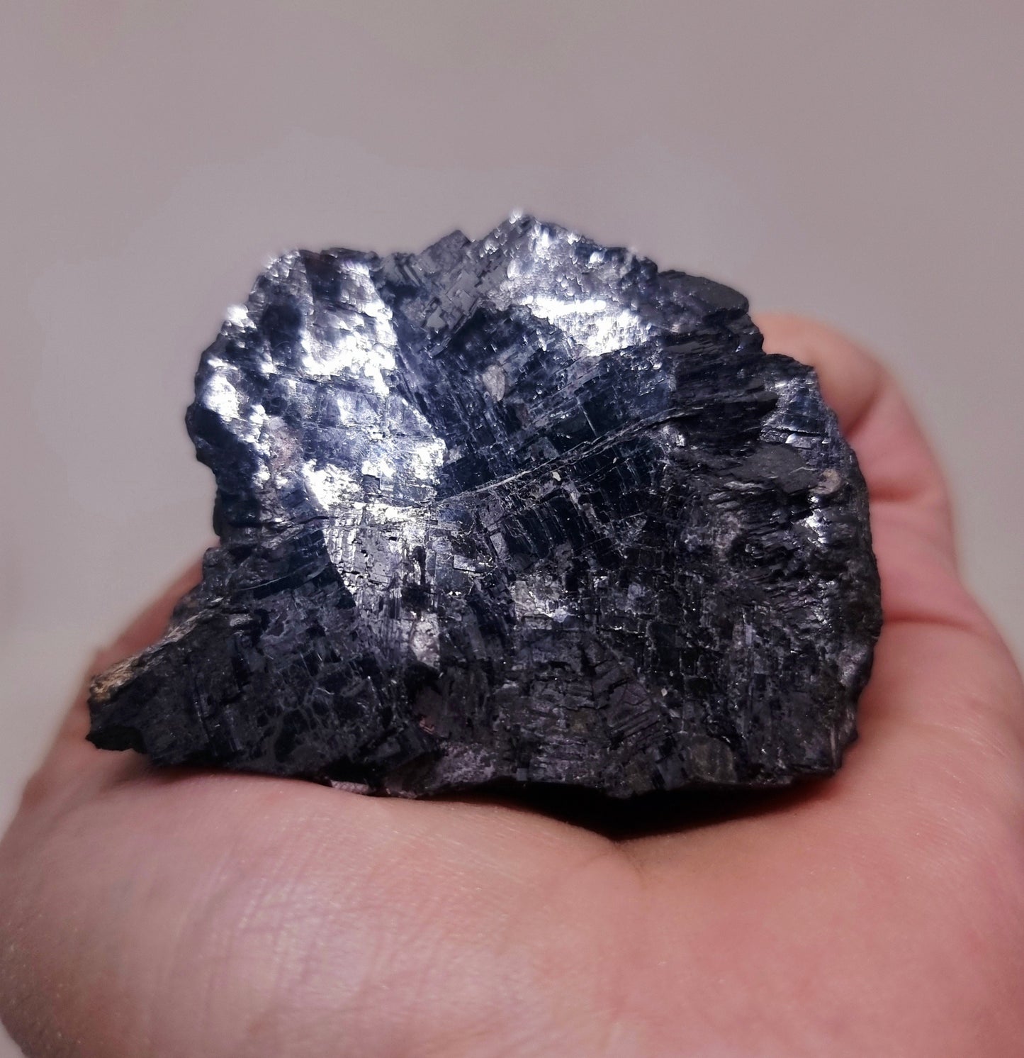 NATURAL COBBED SILVER MIRROR GALENA 252 g - SPIRITUAL TRANSFORMATION