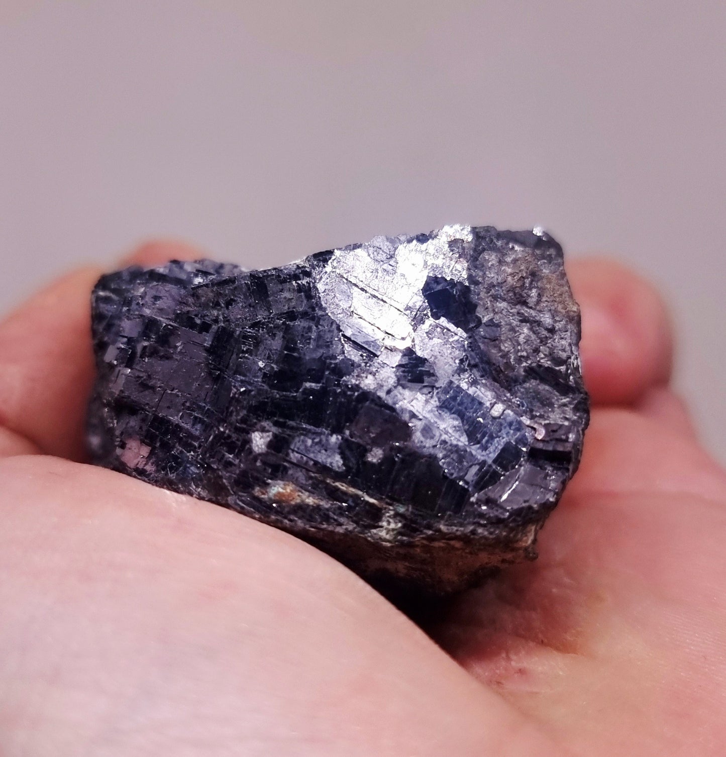 NATURAL COBBED SILVER MIRROR GALENA 276 g - SPIRITUAL TRANSFORMATION