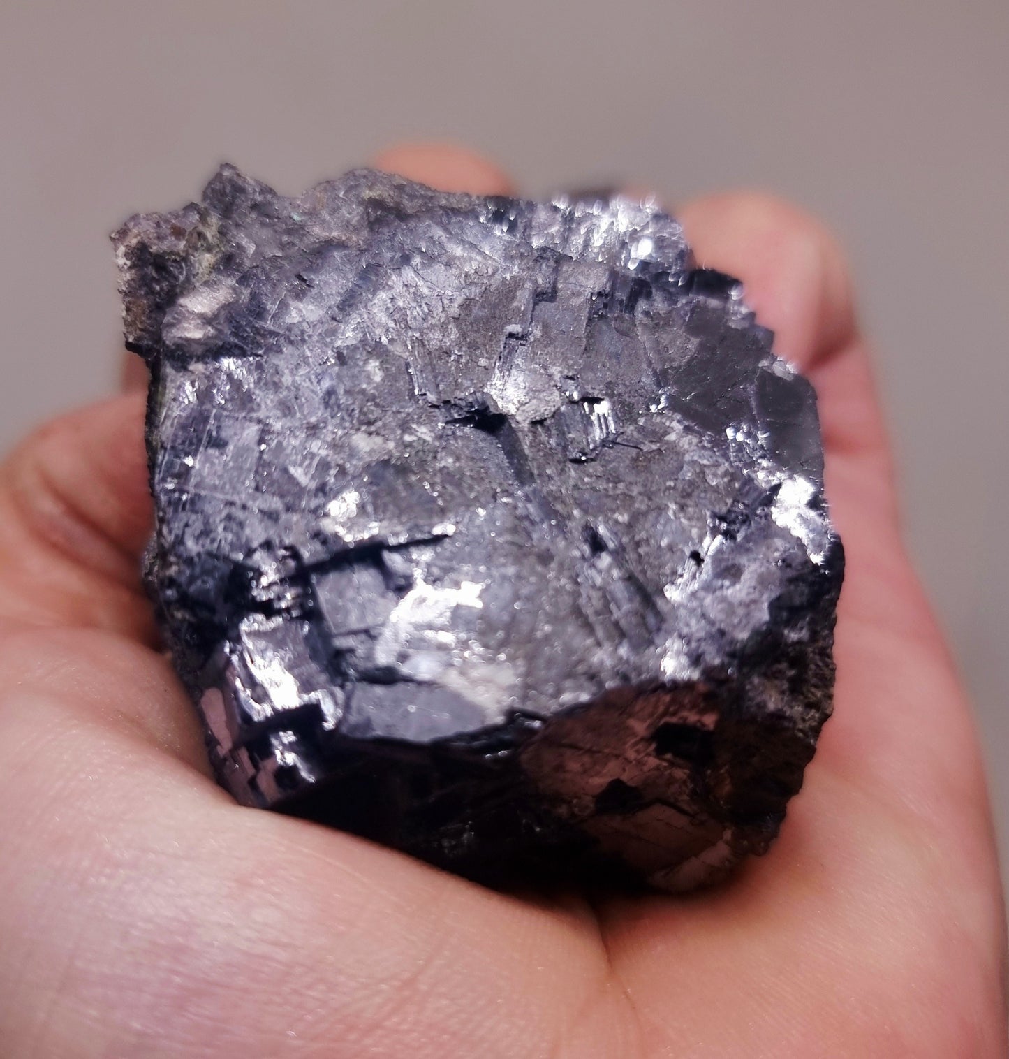 NATURAL COBBED SILVER MIRROR GALENA 276 g - SPIRITUAL TRANSFORMATION