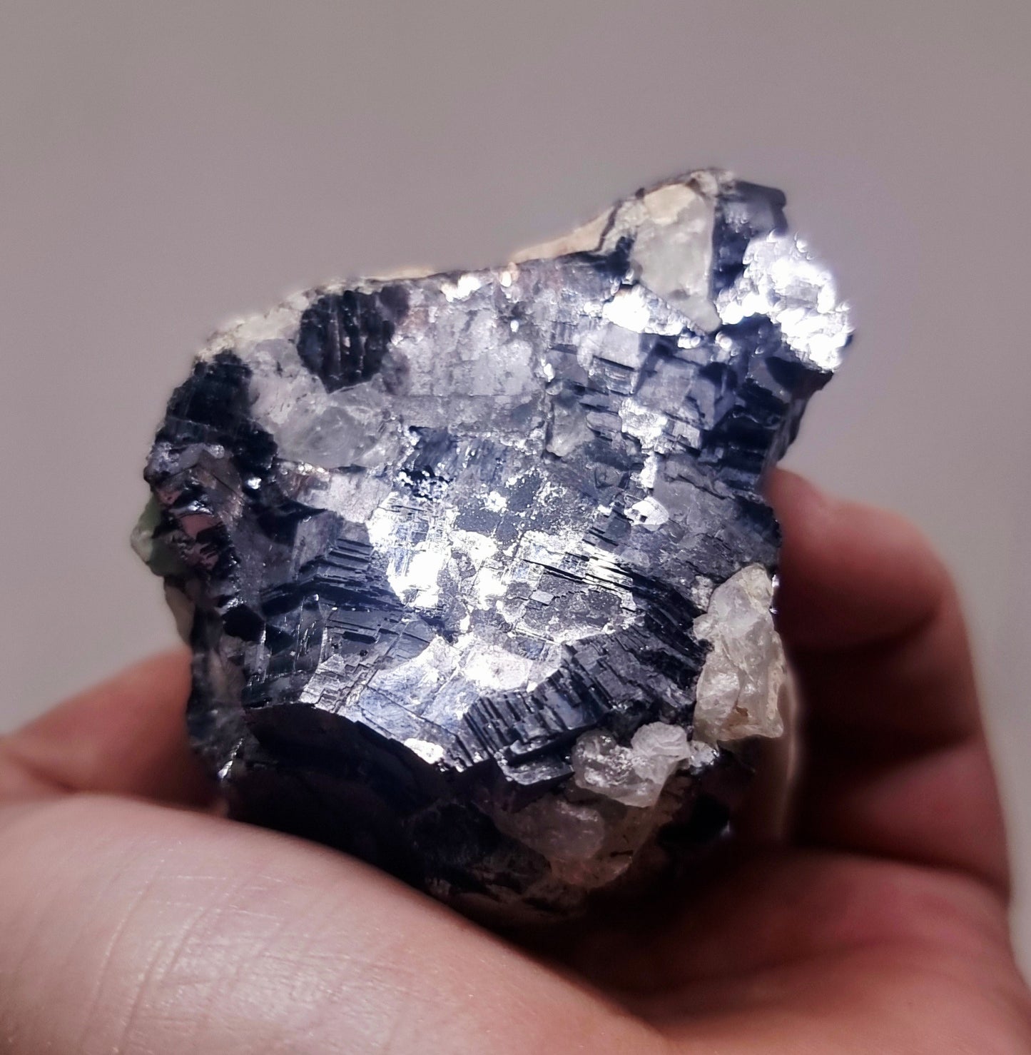 NATURAL COBBED SILVER MIRROR GALENA 313 g - SPIRITUAL TRANSFORMATION