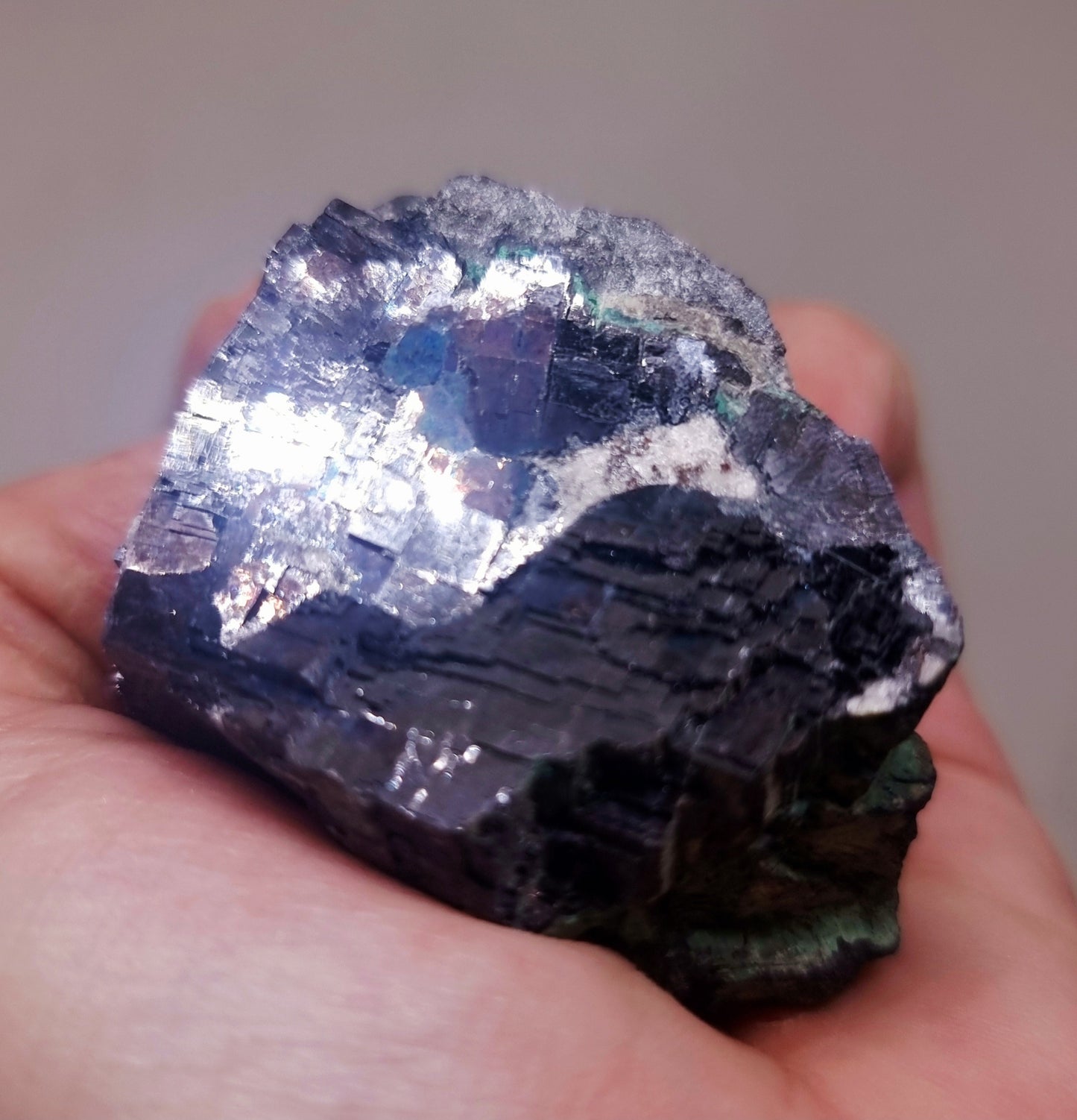 NATURAL COBBED SILVER MIRROR GALENA 274 g - SPIRITUAL TRANSFORMATION