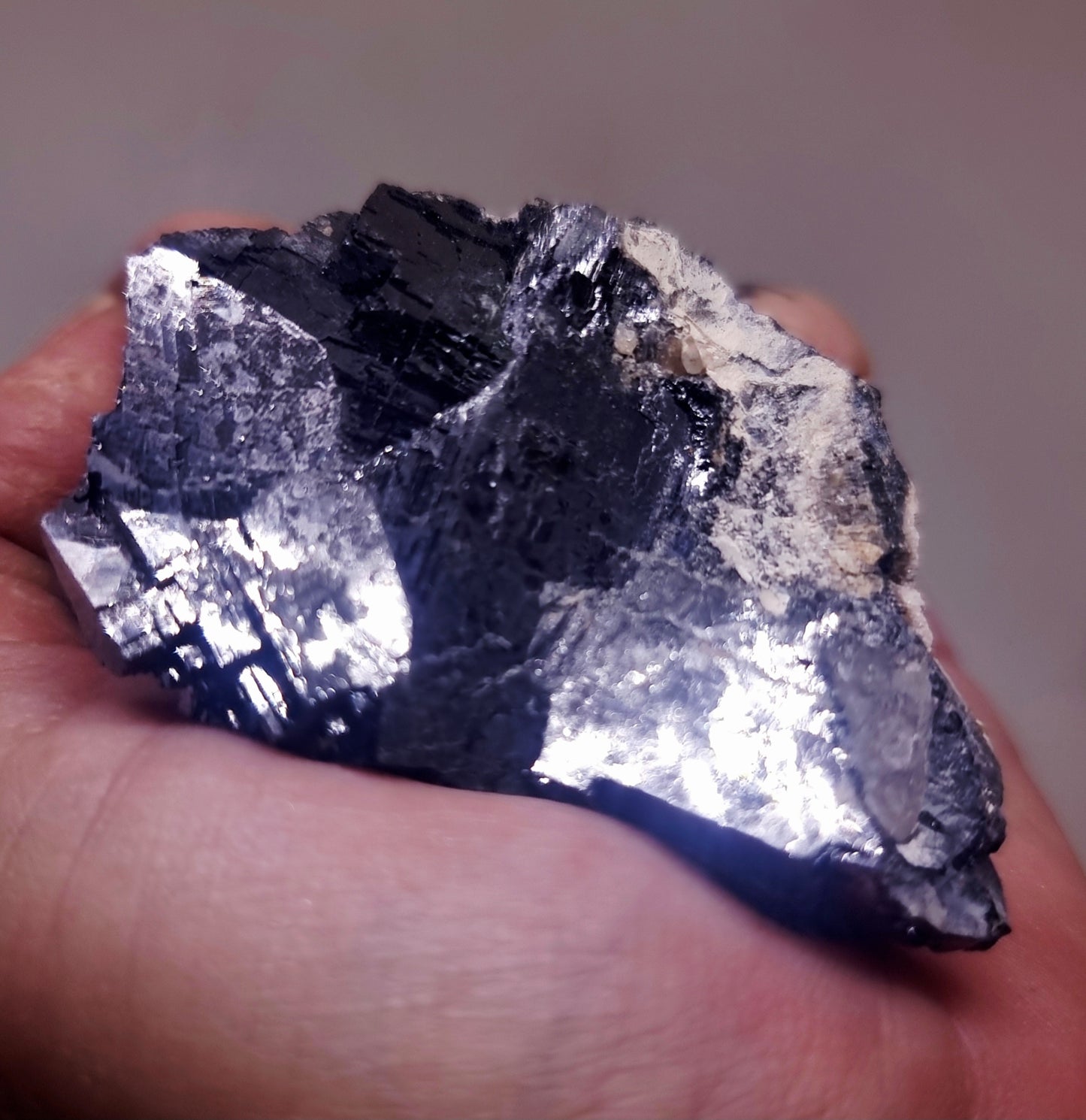 NATURAL COBBED SILVER MIRROR GALENA 207 g - SPIRITUAL TRANSFORMATION