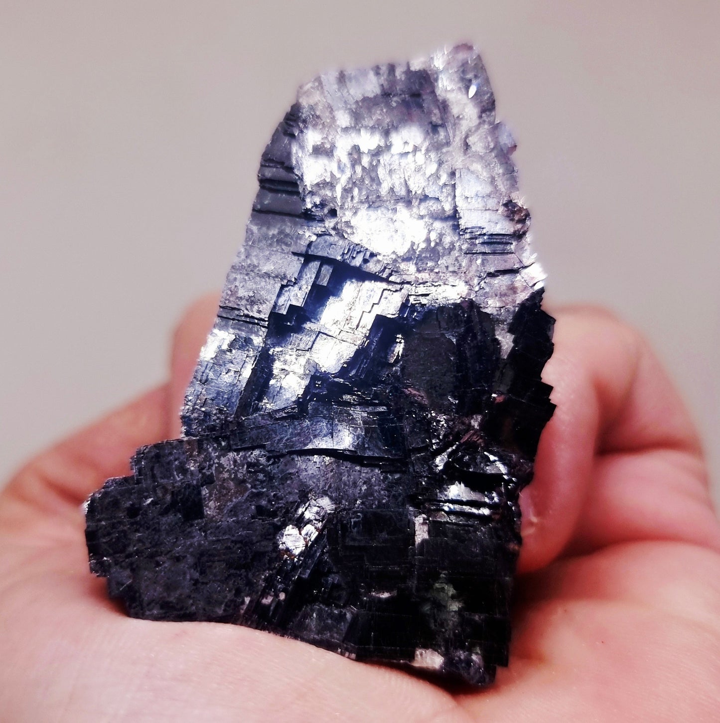 NATURAL COBBED SILVER MIRROR GALENA 241 g - SPIRITUAL TRANSFORMATION