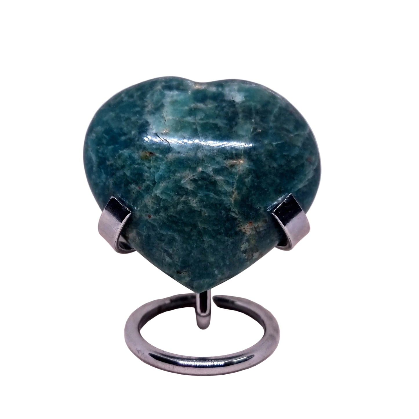 AMAZONITE POLISHED HEART 169 g - HEART HEALING