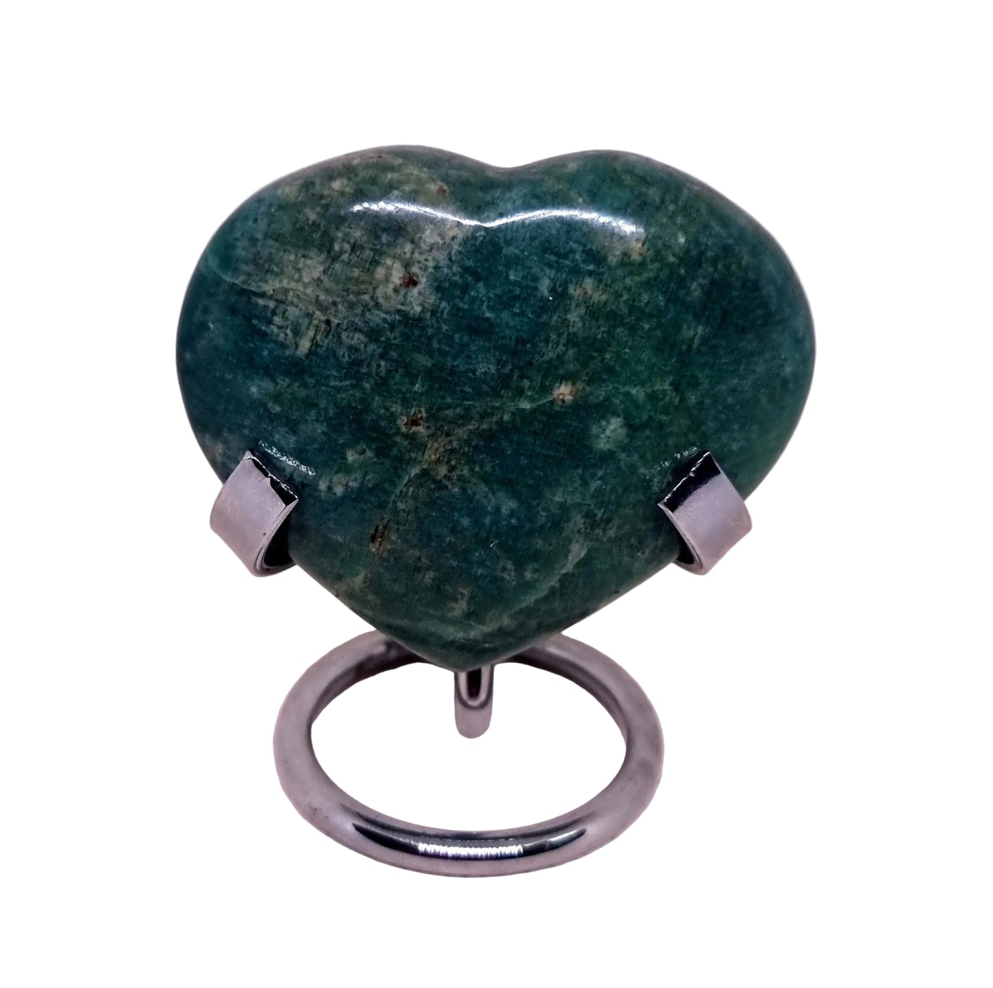 AMAZONITE POLISHED HEART 140 g - HEART HEALING