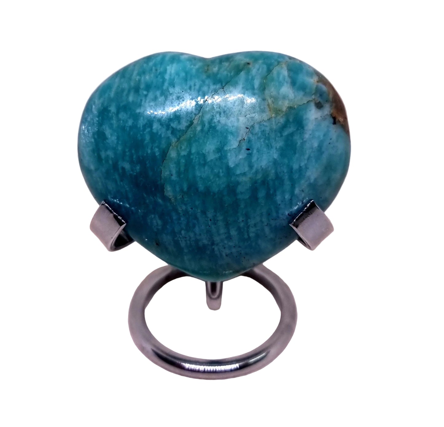 AMAZONITE POLISHED HEART 159 g - HEART HEALING