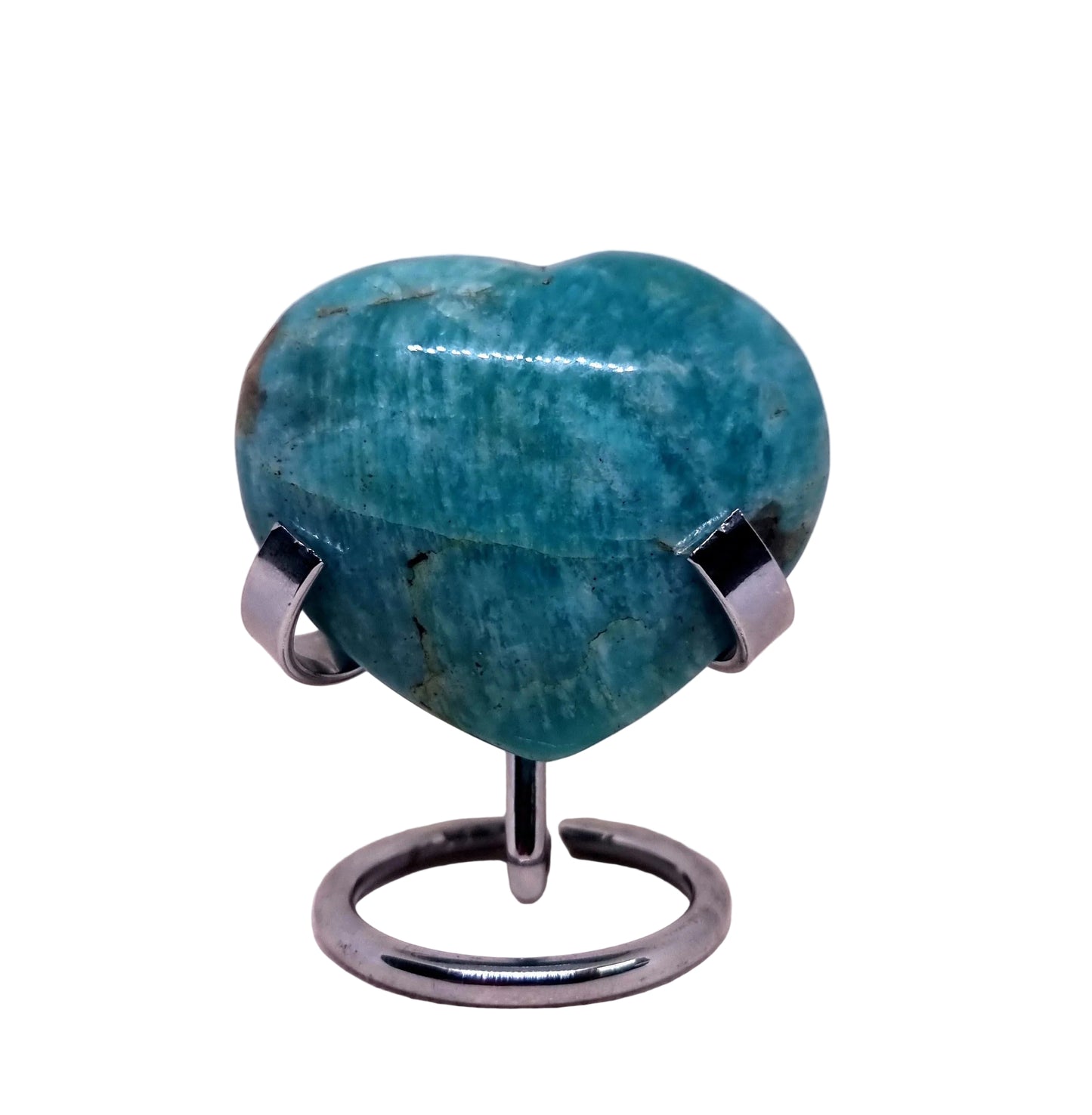 AMAZONITE POLISHED HEART 159 g - HEART HEALING