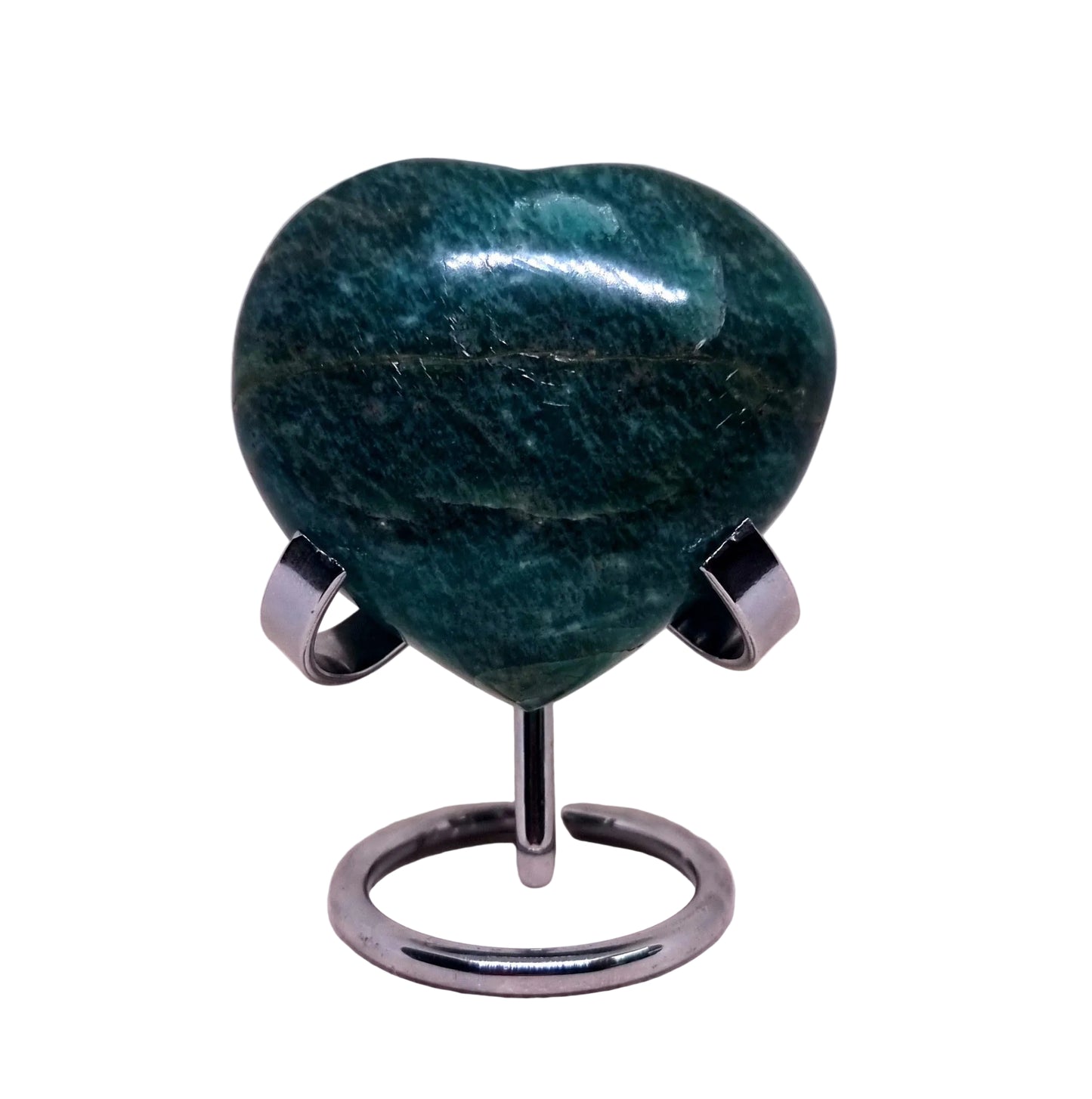 AMAZONITE POLISHED HEART 187 g - HEART HEALING