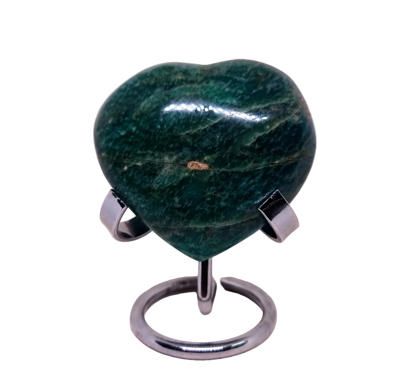 AMAZONITE POLISHED HEART 187 g - HEART HEALING
