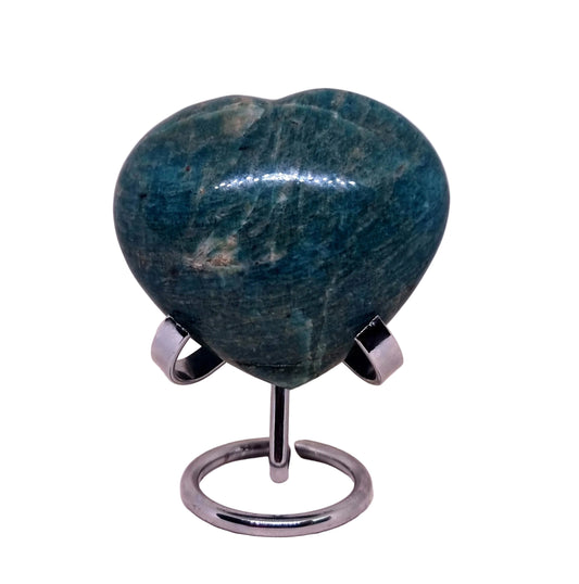 AMAZONITE POLISHED HEART 296 g - HEART HEALING