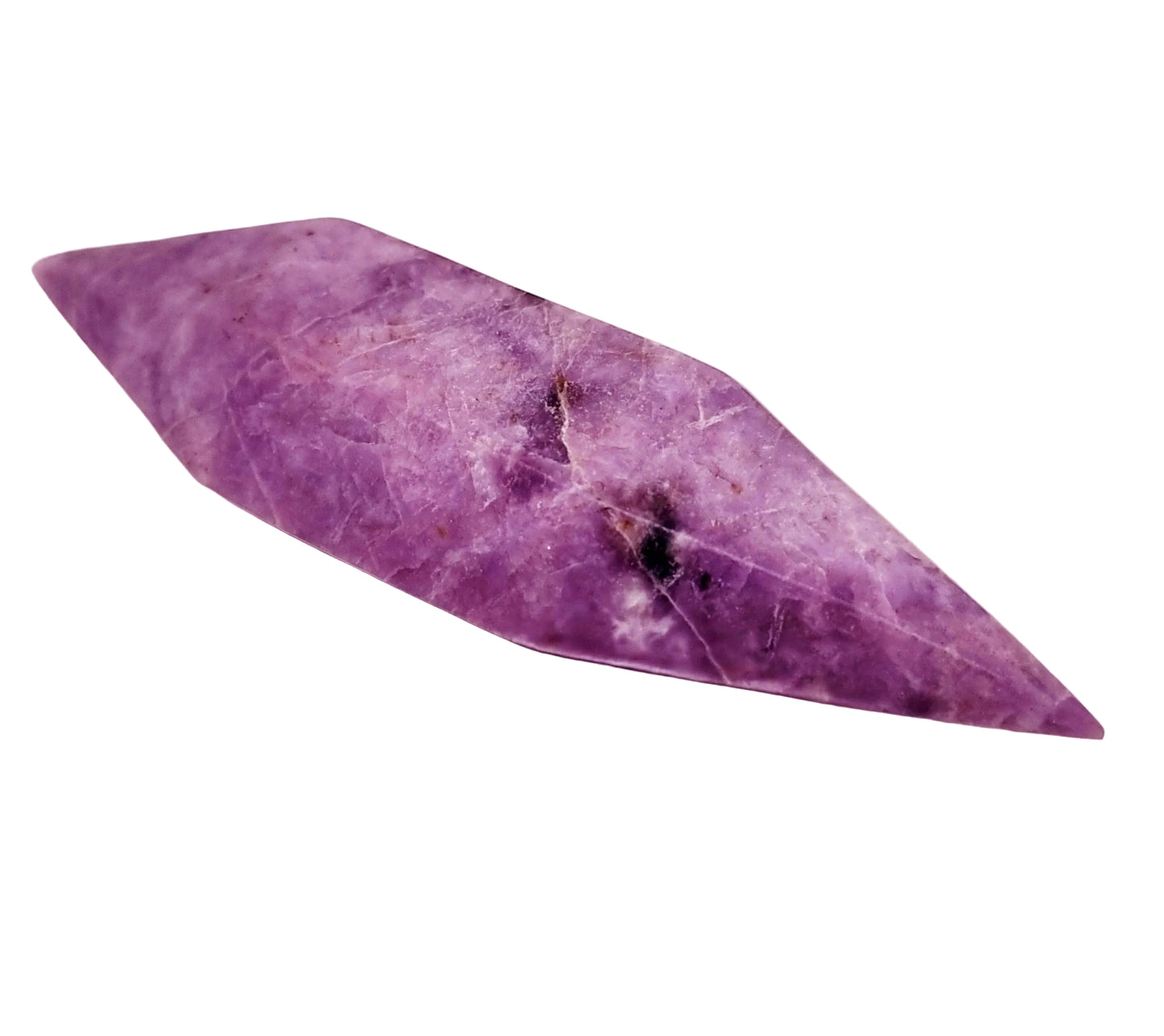 LEPIDOLITE DOUBLE TERMINATED CRYSTAL WAND  - AKASHIC RECORDS